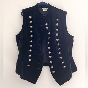 Vintage Central Falls velvet vest